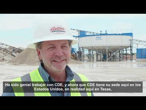 Collier Materials - 250tph Planta completa de procesamiento en húmedo de arena y agregados.