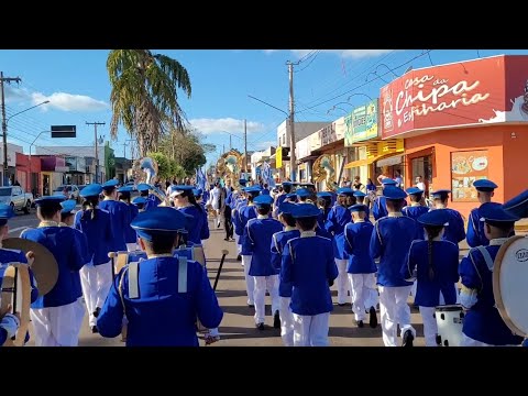 Abertura do desfile do aniversário da cidade de Glória de Dourados/MS.