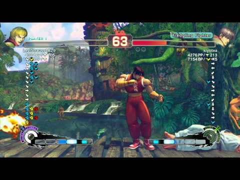 SSF4 AE: LeviStrauss1829 (Ken) vs Kiyomatsu (Guy) - Ranked Match (720p HD)