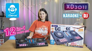 Video thumbnail for iDance DJ Station XD301 PARTY MIX, Bluetooth, MP3 USB, 2 tocadiscos XXL+CONTROLES DE ESPACIO by idanceaudio idanceaudio