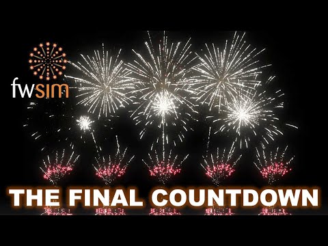 FINAL COUNTDOWN - EPIC Virtual Fireworks Pyromusical - FWsim