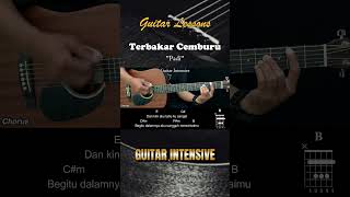 Download lagu Terbakar Cemburu - Padi | Tutorial Chord Gitar Mudah dan Lirik  #chordgitar mp3