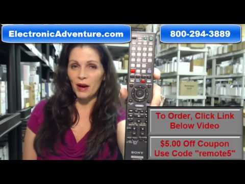 Original Sony RM-AAL040 A-V Receiver Remote Control (RMAAL040)(148975211)Coupon $5 Off