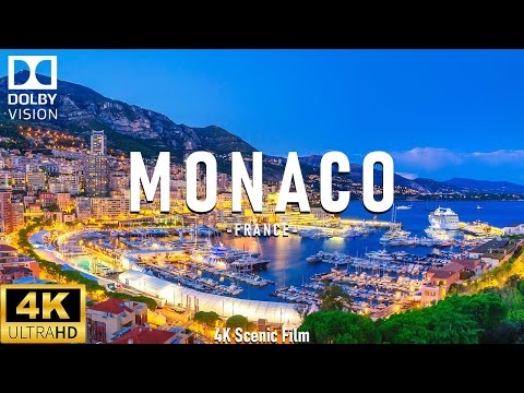 MONACO 4K Video Ultra HD With Soft Piano Music - 60 FPS - 4K Scenic Film