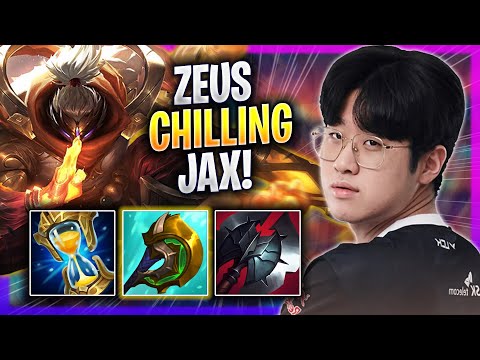 ZEUS CHILLING WITH JAX! - T1 Zeus Plays Jax TOP vs Renekton! | Season 2023