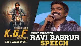 Music Director Ravi Basrur Speech @ KGF Movie Pre Release Event