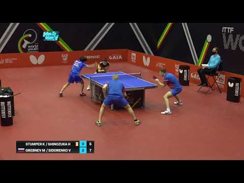 Sidorenko-Grebnev, boys doubles.ITTF World Youth Championships 2021.