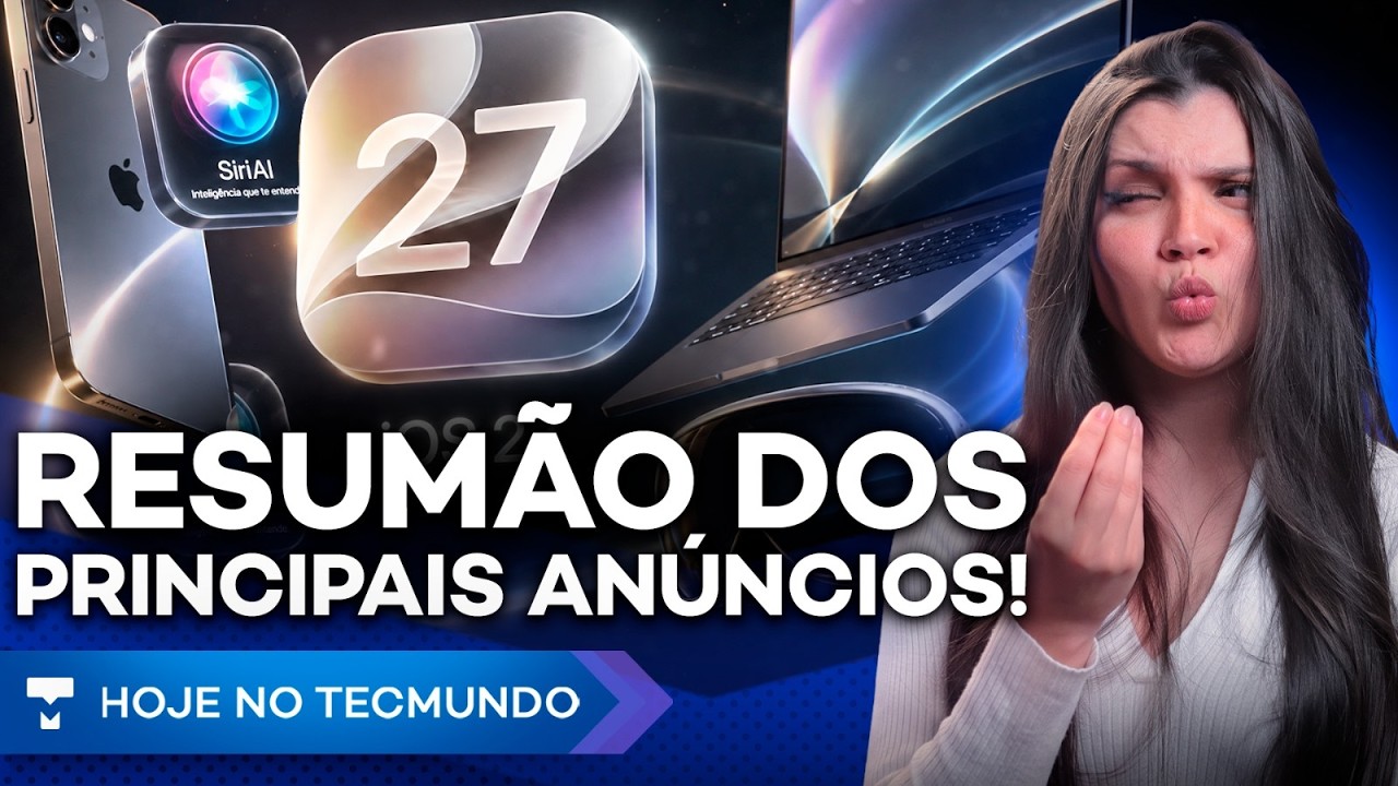 UBER AGORA COM 6 ESTRELAS?! PIX POR APROXIMAÇÃO NO IPHONE! WWDC 2026: TODAS AS NOVIDADES, NVIDIA E +