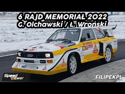 🔥AUDI SPORT QUATTRO S1 E2! G. Olchawski/Ł. Wroński (6 Rajd Memoriał 2022) | Action by Speed & Power