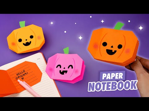 Оригами Сумочка ТЫКВА ВАМПИР ЛЕТУЧАЯ МЫШЬ И ЧЕРЕП из бумаги DIY ХЕЛЛОУИН Origami Pumpkin Bag