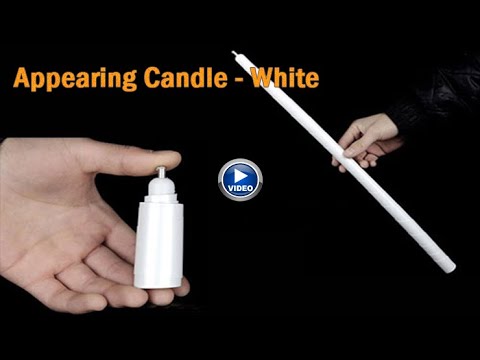 Voir la vidéo de Appearing Candle - White