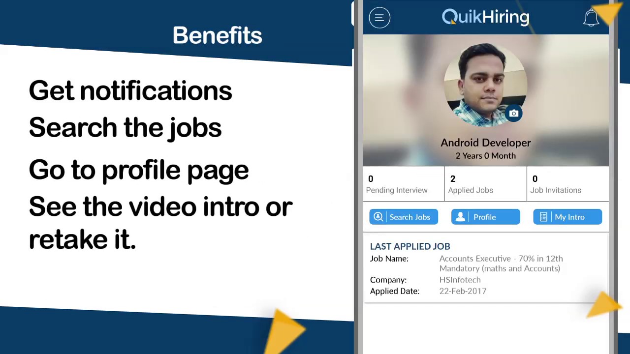 QuikHiring Mobile App - Candidate Process Explained