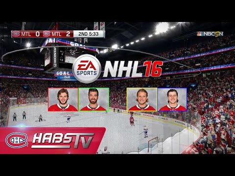 Montreal Canadiens play NHL 16 | FULL GAME (Gameplay only)