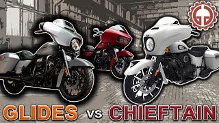 Harley Street Glide vs. Indian Chieftain
