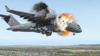 C-17 Globemaster Emergency Landing After Take Off | X-PLANE 11