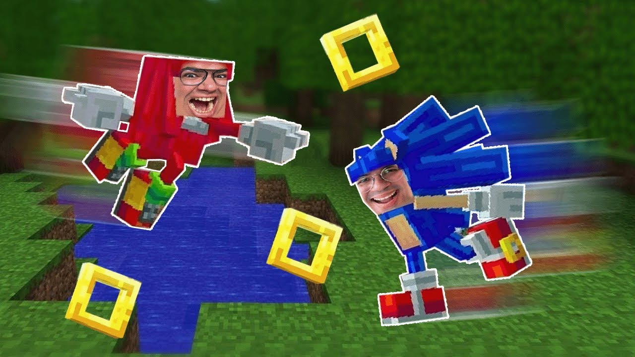 VIRAMOS SONIC POR UM DIA NO MINECRAFT!
