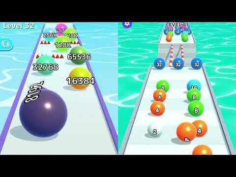 🆚 BALL RUN INFINITY vs 2048 AMAZE BALLS Android, iOS 1