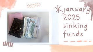 January 2025 sinking funds 💰💰