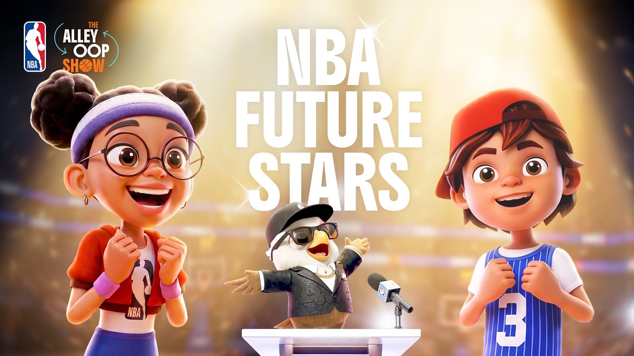 Alley & Oop Visit the Draft! Learn about Dybantsa, Peterson, Boozer & More | NBA Kids Show
