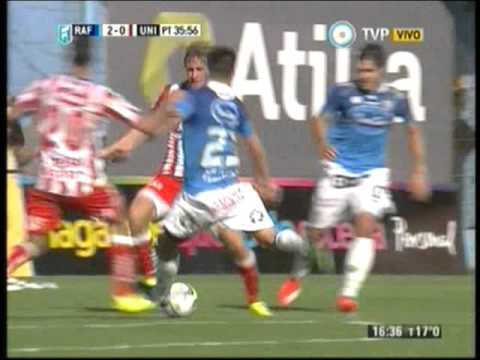 Atlético Rafaela 2 Unión 0. Gol Ferreyra