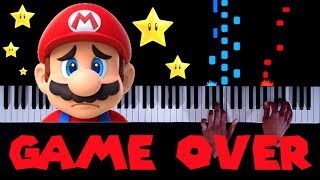 20 CLASSIC Mario &quot;Game Over&quot; Themes on Piano