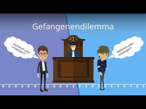 Spieltheorie - Das Gefangenendilemma mit Beispiel erklärt!