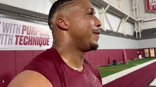 OU defensive lineman Reggie Grimes
