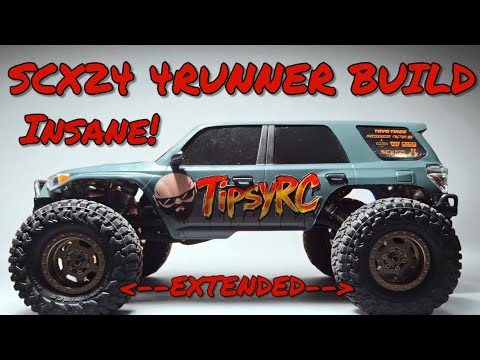 INSANE SCX24 4RUNNER BUILD BREAKDOWN  AND CRAWL CLIPS!