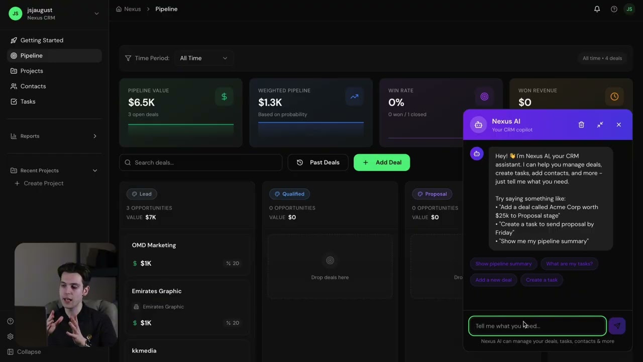 NEXUS AI Demo: Robots organising your pipeline for you