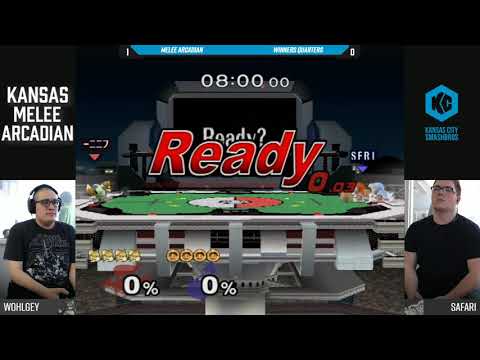 KC Arcadian SSBM - Wohlgey (Fox) Vs. Safari (Ice Climbers) - Winners Quarters