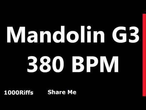 Mandolin Metronome G3 : 380 BPM