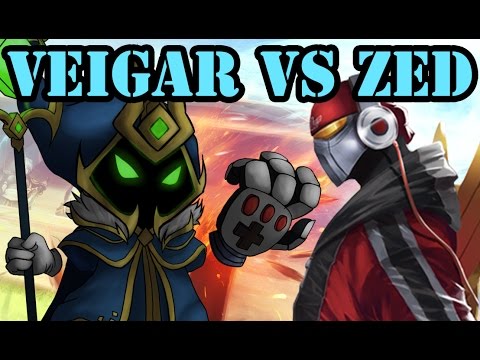 Veigar vs Zed Full Game