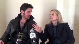 Colin O'Donoghue & Jennifer Morrison - Set Interview