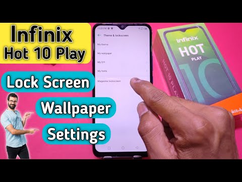 Infinix Hot 10 Play mein Automatically wallpaper change, Infinix hot 10 lock Screen wallpaper