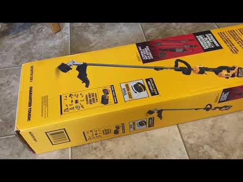 DEWALT FLEXVOLT™ 60V MAX Cordless String Trimmer Unboxing and Assembly
