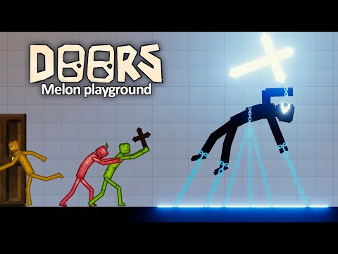 Roblox DOORS Hotel Update In Melon Playground Part 2 - Roblox Doors Hotel Update - People Playground