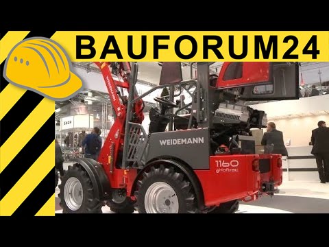Weidemann eHoftrac 1160 - Hoflader mit Elektro Antrieb / Radlader - Agritechnica