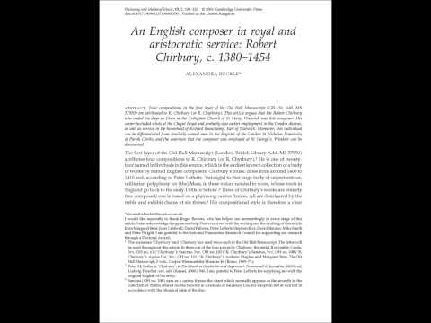 Robert Chirbury : Agnus Dei