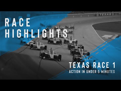 インディーカー第3戦 テキサス・モータースピードウェイの決勝レースダイジェスト動画