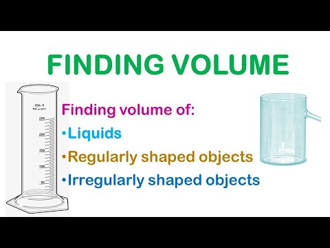 Measuring The Volume of LIQUIDS, REGULAR & IRREGULAR Objects.