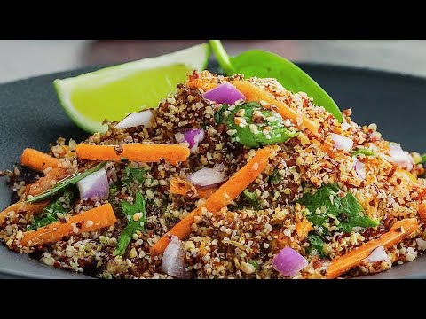 Spicy Quinoa with veggies | How to make quinoa taste good #healthy