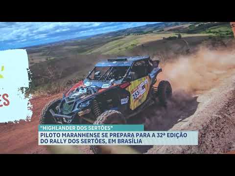 Piloto maranhense se prepara para 32ª edição do Rally dos Sertões, em Brasília