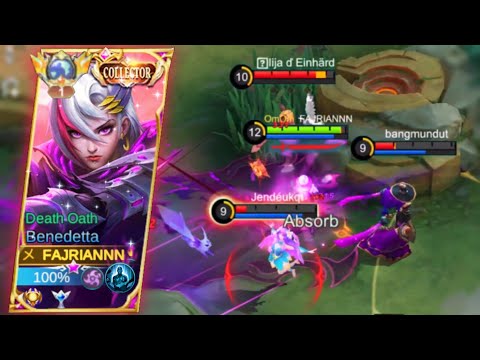 TOP GLOBAL BENEDETTA | BENEDETTA HIGH DAMAGE | BENEDETTA GAMEPLAY MOBILE LEGENDS