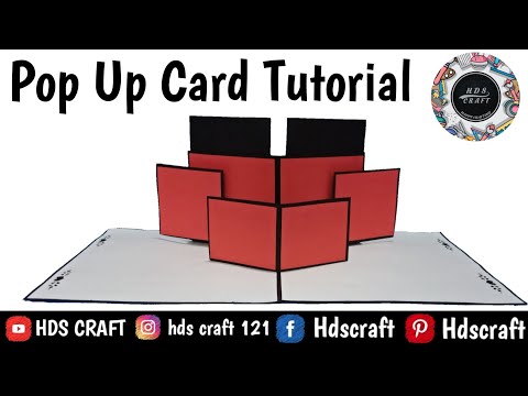 Pop Up  Card Tutorial By HDS CRAFT | How To Make Pop Up Card By HDS CRAFT | PopUp Album | PopUp Page