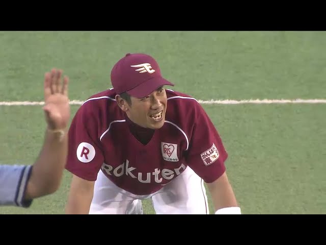 【4回裏】イーグルス・藤田がマウンドに当たり跳ねた打球を難なく処理!! 2016/8/11 M-E