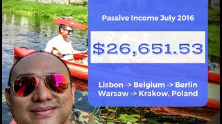 July 2016 Passive Income Report: Digital Nomading in Lisbon, Berlin and Poland