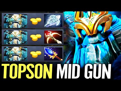 🔥 TOPSON Tiny 335% DMG Volley MID — Wind Waker + Aghanim + Daedalus  IMBA Machine Gun Dota 2 Pro