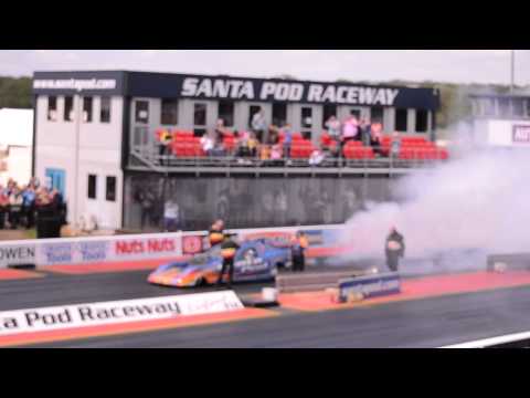 Santa Pod May 2013 - Fire Force 3 Jet car