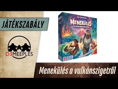JÁTÉKSZABÁLY: MENEKÜLÉS A VULKÁNSZIGETRŐL - d3meeples