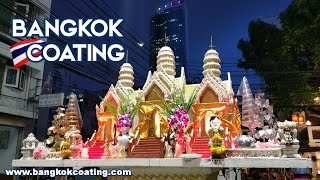 Heat Insulation glass coating in bangkok Thailand.